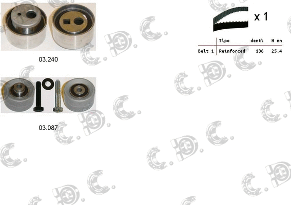 Timing Belt Kit (04.5206)