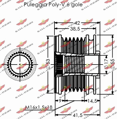 Alternator Freewheel Clutch