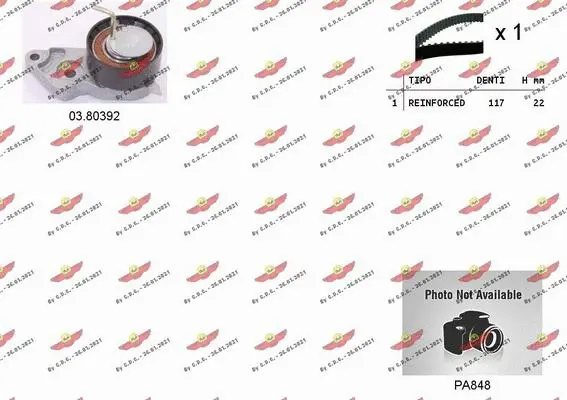 Water Pump & Timing Belt Kit (04.5058PA)