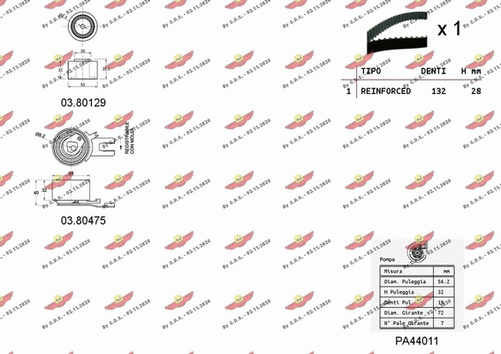 Water Pump & Timing Belt Kit