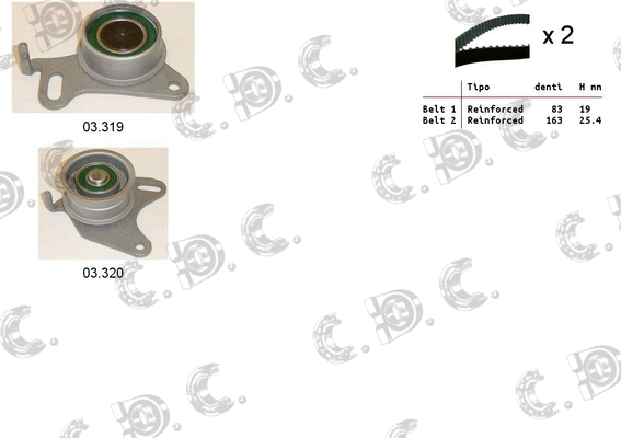 Timing Belt Kit (04.5026)