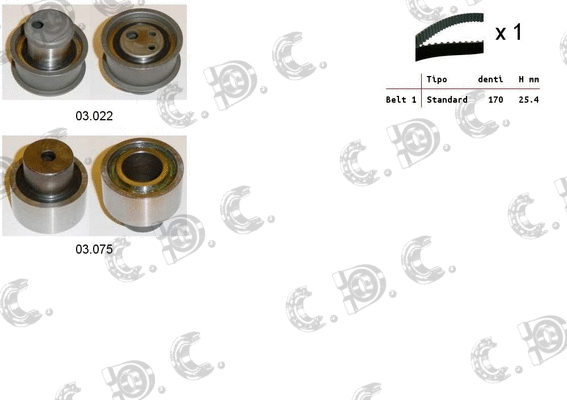Timing Belt Kit (04.5169)