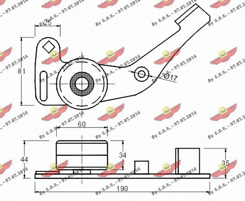 Tensioner Pulley, timing belt