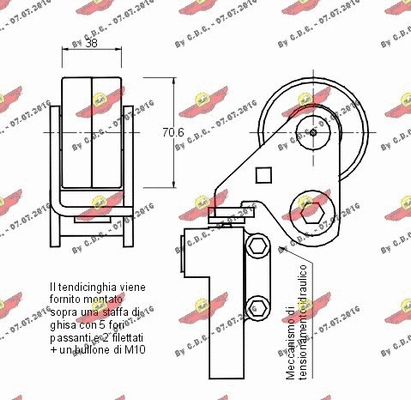 Tensioner Pulley, timing belt