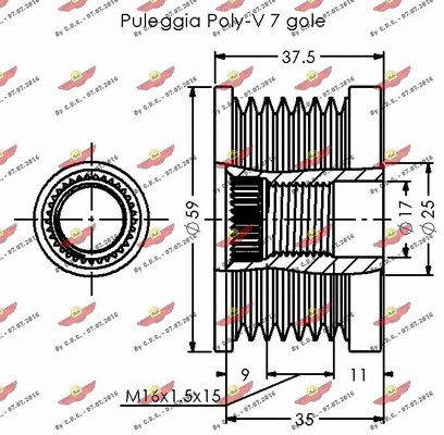 Alternator Freewheel Clutch