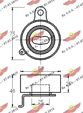 Tensioner Pulley, timing belt