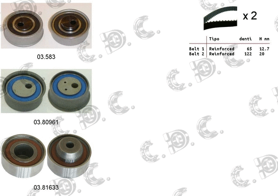 Timing Belt Kit (04.5404)