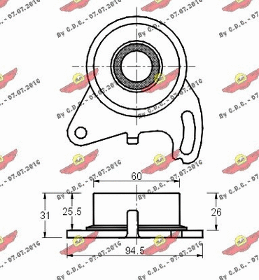 Tensioner Pulley, timing belt