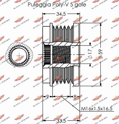 Alternator Freewheel Clutch