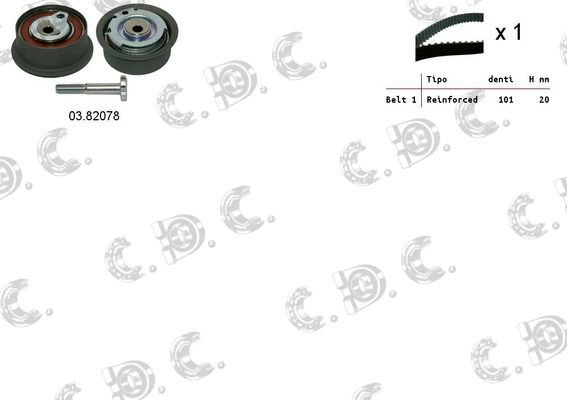 Timing Belt Kit (04.5472)