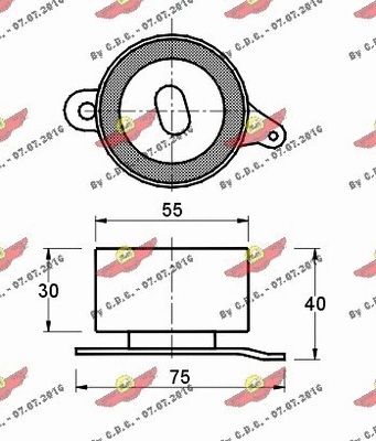 Tensioner Pulley, timing belt