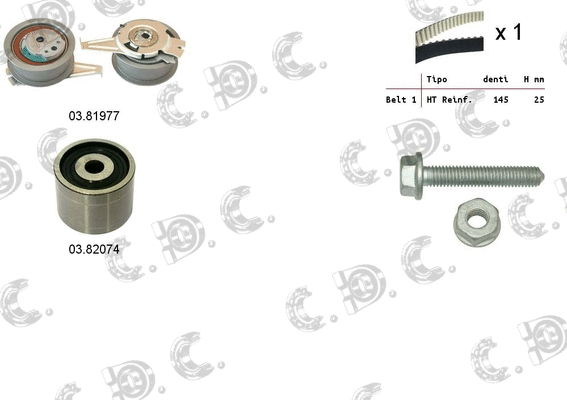 Timing Belt Kit (04.5370)