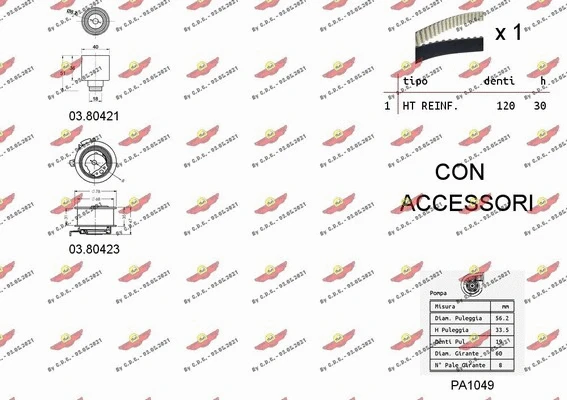 Water Pump & Timing Belt Kit