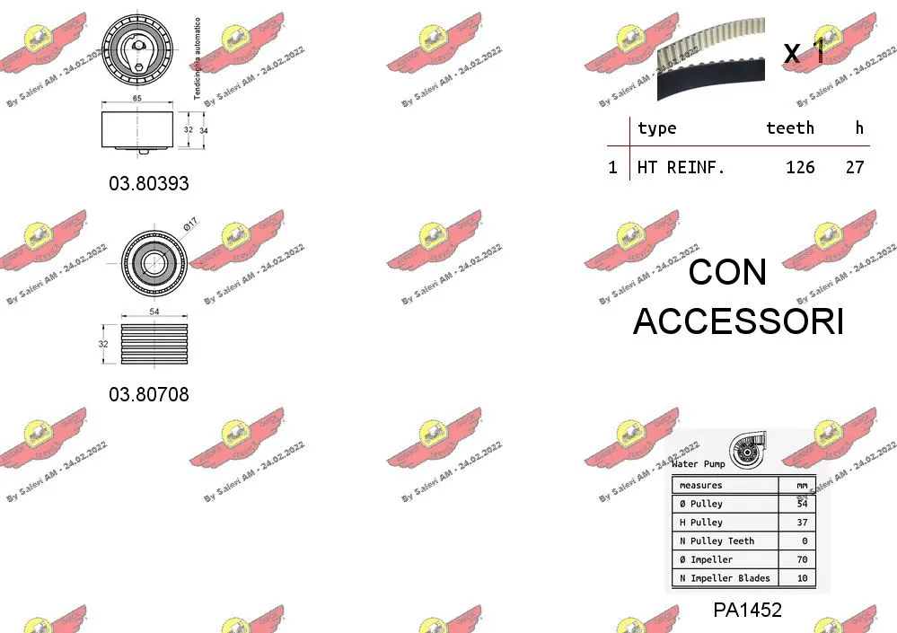 Water Pump & Timing Belt Kit