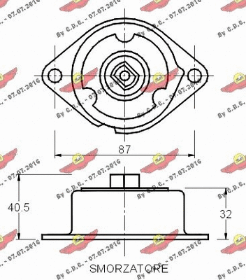 Belt Tensioner, V-ribbed belt