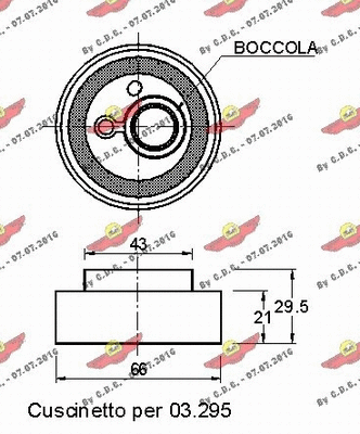 Tensioner Pulley, timing belt