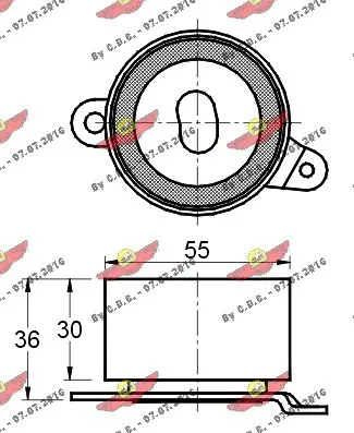 Tensioner Pulley, timing belt