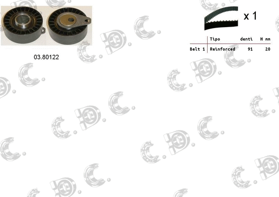 Timing Belt Kit (04.5050)