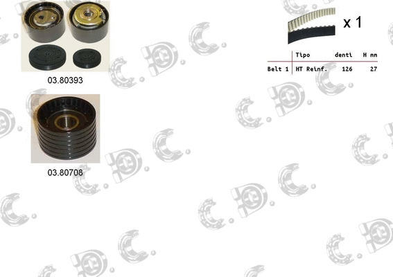 Timing Belt Kit (04.5262)