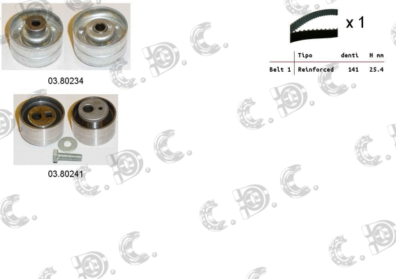 Timing Belt Kit (04.5126)