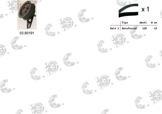 Timing Belt Kit (04.5288)