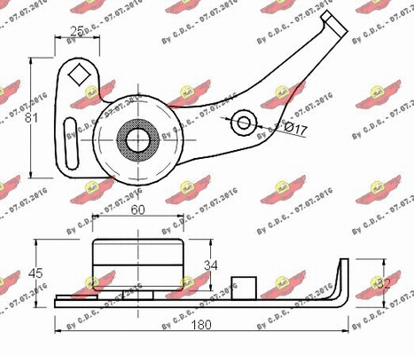 Tensioner Pulley, timing belt