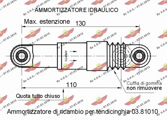 Vibration Damper, V-ribbed belt