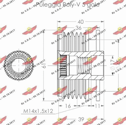 Alternator Freewheel Clutch