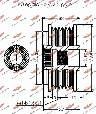 Alternator Freewheel Clutch