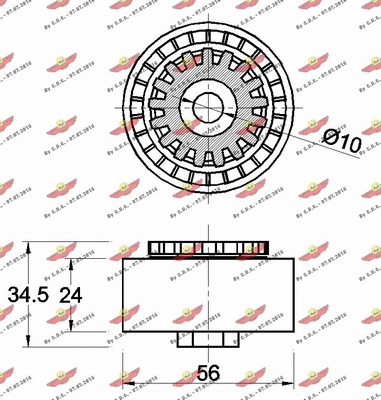 Belt Tensioner, V-ribbed belt