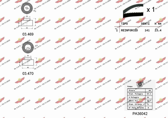 Water Pump & Timing Belt Kit