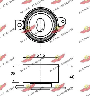 Tensioner Pulley, timing belt