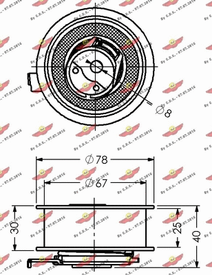 Tensioner Pulley, timing belt