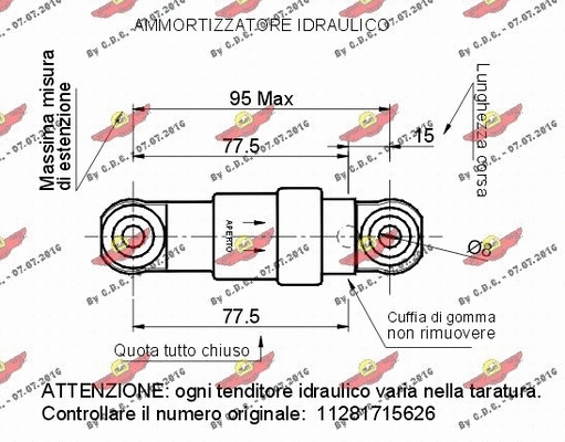 Vibration Damper, V-ribbed belt