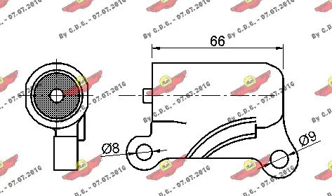 Vibration Damper, timing belt