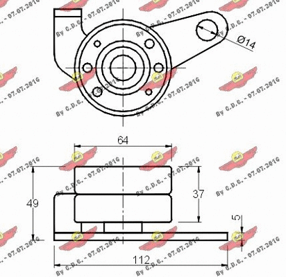 Tensioner Pulley, timing belt