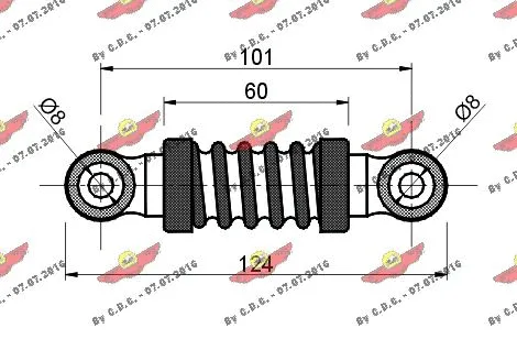 Vibration Damper, V-ribbed belt