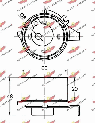 Tensioner Pulley, timing belt