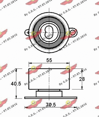 Tensioner Pulley, timing belt