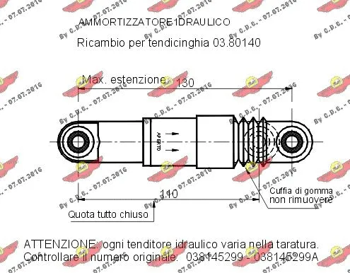 Vibration Damper, V-ribbed belt