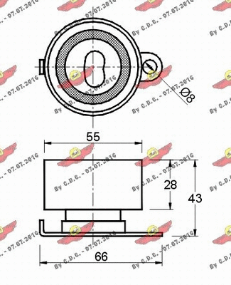 Tensioner Pulley, timing belt