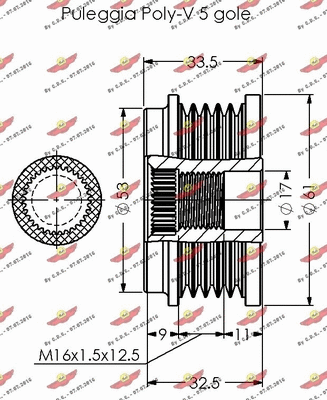 Alternator Freewheel Clutch