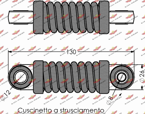 Vibration Damper, V-ribbed belt