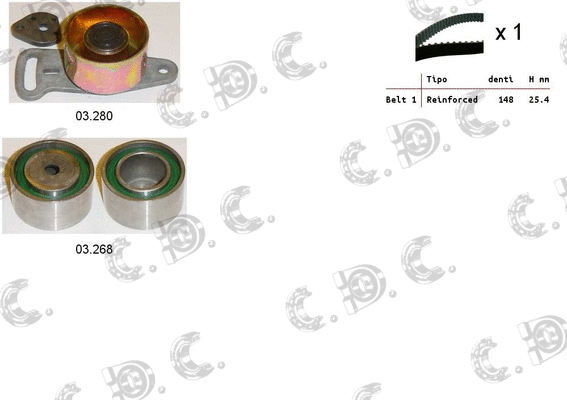 Timing Belt Kit (04.5330)