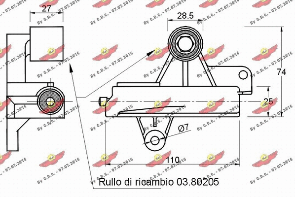 Vibration Damper, timing belt