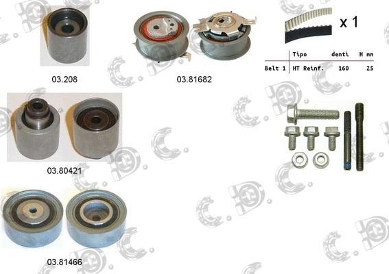 Timing Belt Kit (04.5312)
