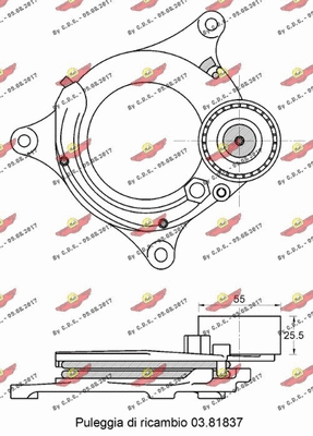 Belt Tensioner, V-ribbed belt