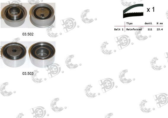 Timing Belt Kit (04.5339)