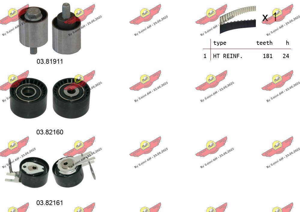 Timing Belt Kit (04.5490)