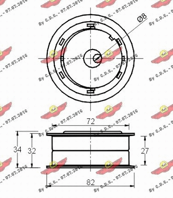 Tensioner Pulley, timing belt